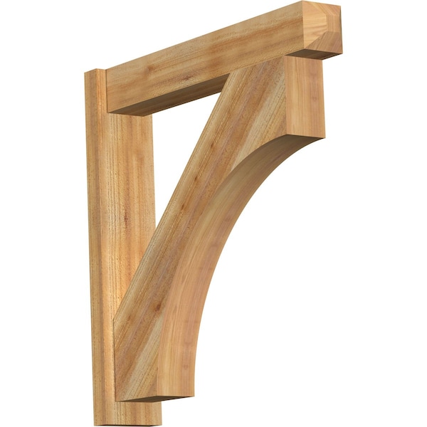 Ekena Millwork Westlake Craftsman Rough Sawn Outlooker, Western Red Cedar, 6"W x 32"D x 32"H OUT06X32X32WTL04RWR - main